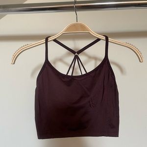 Athleta crop top, sports bra XS